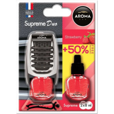 Ароматизатор Aroma Car Supreme Duo Slim Strawberry рідкий 7мл