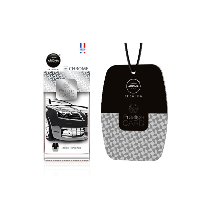 Ароматизатор Aroma Car Prestige Card Chrome сухий