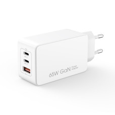 Мережевий зарядний пристрій XO CE13 GaN 65W Fбілий