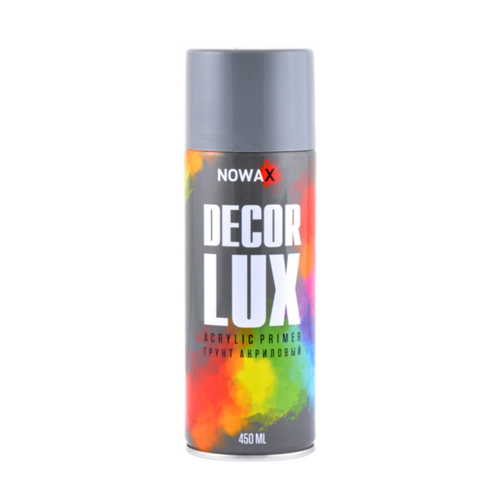 Ґрунтівка акрилова Nowax Spray сірий аерозоль 450мл