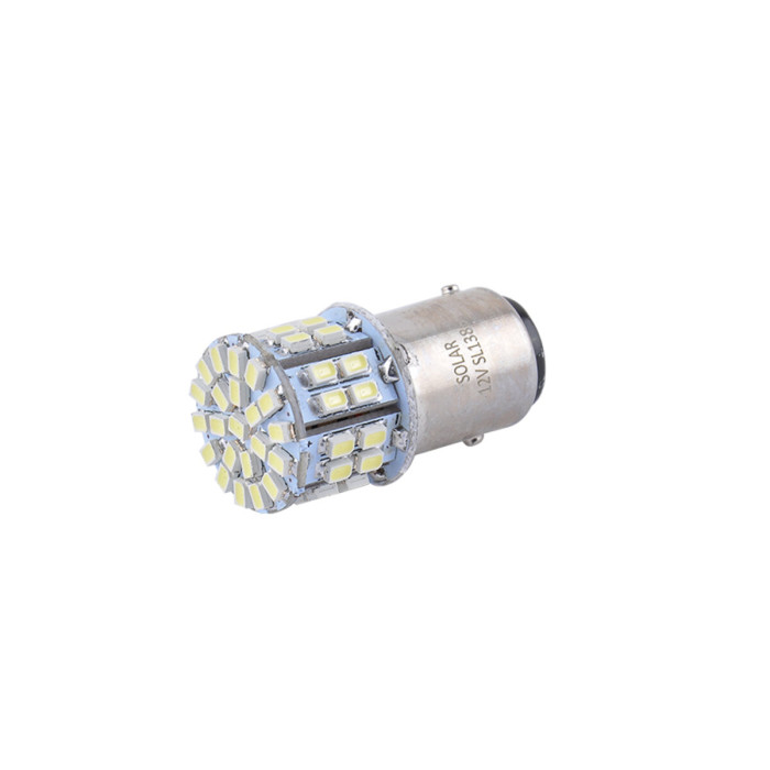 Автолампа Solar LED 12V S25 BAY15d 50SMD white, 2шт