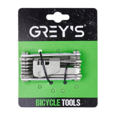 Мультитул Grey's 2/2.5/3/4/5/6/8мм, T10/T15/T20/T25/T30, Phillips, витискач ланцюга