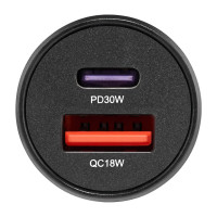 Автомобільний зарядний пристрій Winso Pro 48W 1xUSB-C+1xUSB-A