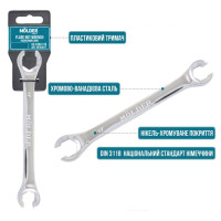 Ключ розрізний Molder CR-V 15*17мм