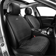 Преміум накидки для передніх сидінь CarLife Sport, black 2шт