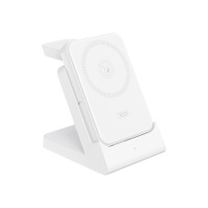 Бездротовий зарядний пристрій XO CX033 3в1 Power bank + Watch Charger + Headphone білий