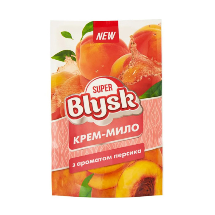 Крем-мило рідке Super Blysk Персик дой-пак, 460мл