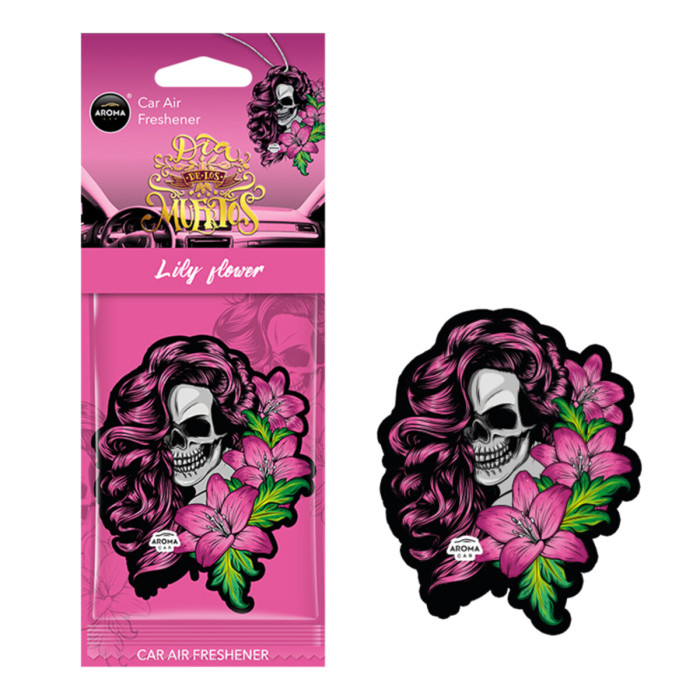 Ароматизатор Aroma Car Cellulose Dia De Los Muertos - Lillyflower сухий