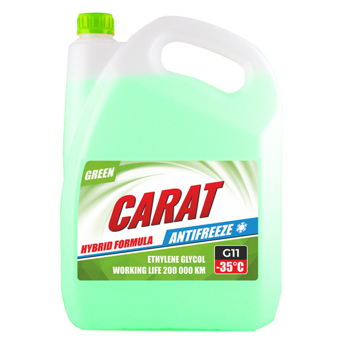Антифриз Carat Green G11 зелений готовий 9кг