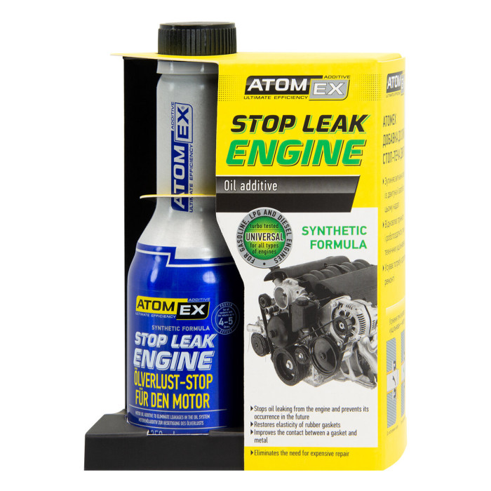 Стоп-теча двигуна Atomex Xado Stop Leak Engine 250мл