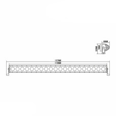 Автолампа світлодіодна Belauto Cree Flood LED (20*10w) (BOL2010FC)