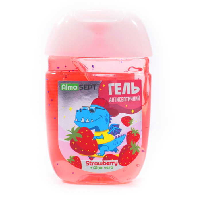Антисептичний гель Alma Sept для рук Jungle Strawberry 40мл