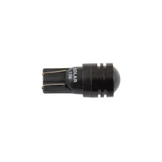 Автолампа Solar LED 12V T10 W2.1x9.5d 1SMD 0,5W with lens, 2шт