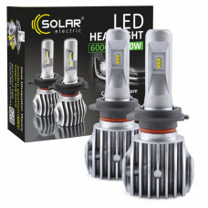 Автолампа Solar LED H7 12/24V 6500K 6000Lm 40W Cree Chip