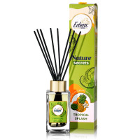 Аромадифузор з паличками Edem Nature Secrets - Tropical splash 90мл