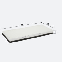 Фільтр салону Molder Filter LK 73 (WP6984, LA83, CU3858)
