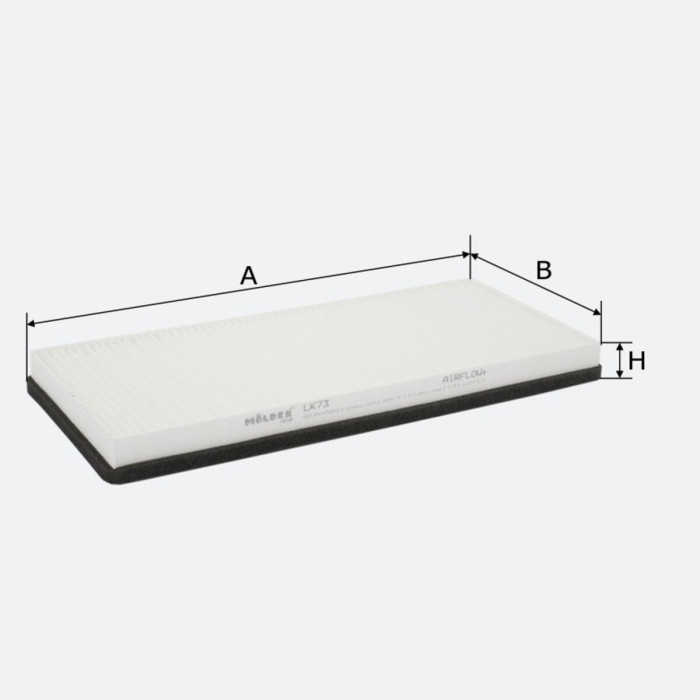 Фільтр салону Molder Filter LK 73 (WP6984, LA83, CU3858)