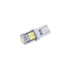 Автолампа Solar LED 12V T10 W2.1x9.5d 9SMD white, 2шт