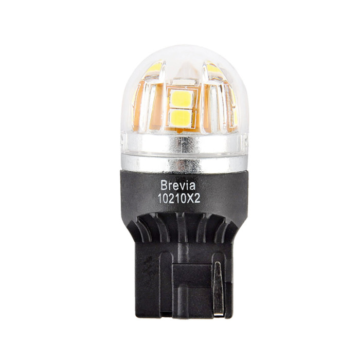 Автолампа Brevia S-Power LED W21W 330Lm 15x2835SMD 12/24V CANbus, 2шт