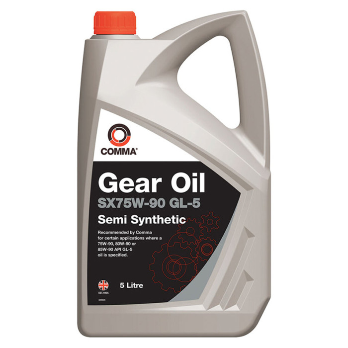 Трансмісійне масло Comma Gear Oil SX 75W-90 GL5 5л