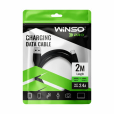 Кабель Winso Pro USB to Type-C PVC 2м чорний