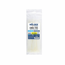 Хомути Molder пластикові білі 3,6x200, 100шт