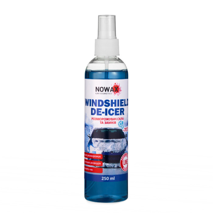 Розморожувач скла і замків Nowax Windshield De-Icer 250мл