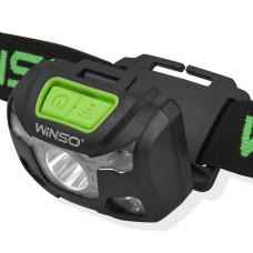 Ліхтар налобний Winso Pro 250Lm, 5W XPG, 3xAAA/1200mAh в комплекті, з сенсором білий/червоний
