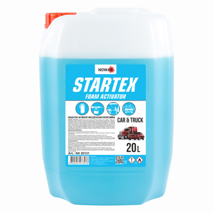 Активна піна Nowax Startex Foam Activator концентрат для безконтактної мийки 20л