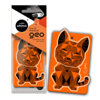 Ароматизатор Aroma Car Cellulose Geo Cat - Orange Sparkling Mango сухий