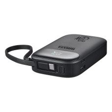 Повербанк (Power Bank) Brevia ePower 10000mAh PD20W CompactMini LCD чорний + кабель