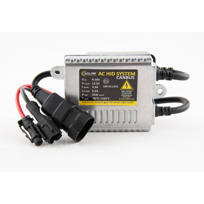 Блоки розпалювання Slim Solar Canbus Premium Ballast 35W, 9-16В, KET