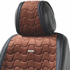 Комплект преміум накидок для сидінь Beltex Chicago, black-coffee