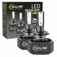 Автолампа Solar LED H7 12/24V 6000K 5000Lm 40W, CSP1860 2шт