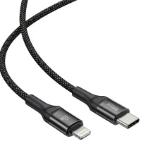 Кабель Brevia Type-C to Lightning 30W 1м, чорний box (56100BCLC1)