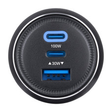Автомобільний зарядний пристрій Brevia ePower TriPower PRO 130W 2xUSB-C+1xUSB-A