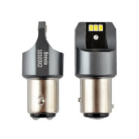 Автолампа Brevia Power LED P21/5W 330Lm 6x3020SMD 12/24V CANbus, 2шт