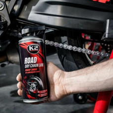 Змазка для ланцюгів K2 Road Dry Chain Lube суха 400мл