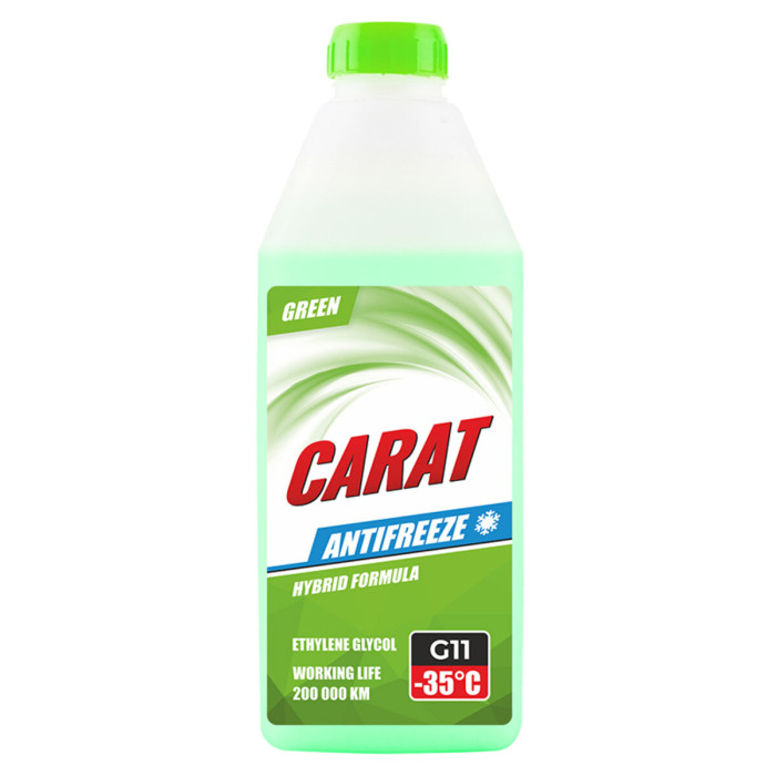 Антифриз Carat Green G11 зелений готовий 900г