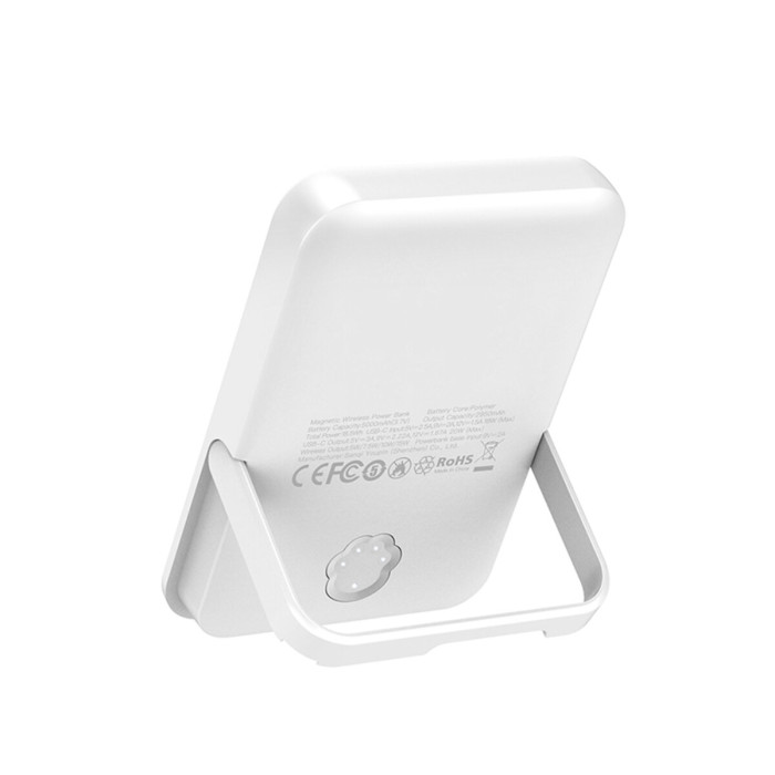 Бездротовий зарядний пристрій XO CX033 3в1 Power bank + Watch Charger + Headphone білий