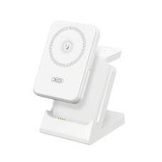 Бездротовий зарядний пристрій XO CX033 3в1 Power bank + Watch Charger + Headphone білий