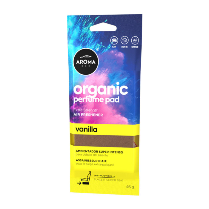Ароматизатор Aroma Car Organic Perfume Pad - Vanilla сухий 46г