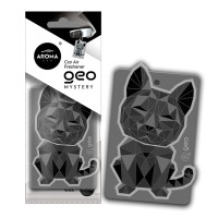 Ароматизатор Aroma Car Cellulose Geo Cat - Black Mystery сухий