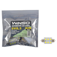 Автолампа Winso LED 12V SMD SV8.5 T11x39, 10шт 127450