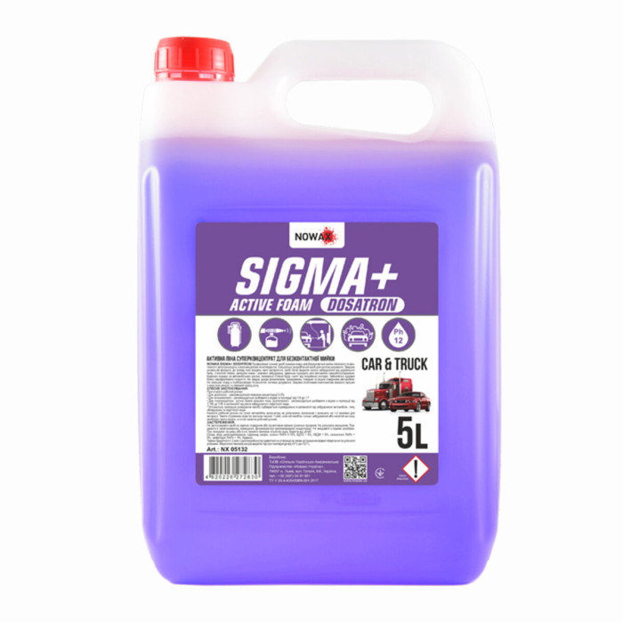 Активна піна Nowax Sigma+ Active Foam Dosatron концентрат для безконтактної мийки 5л