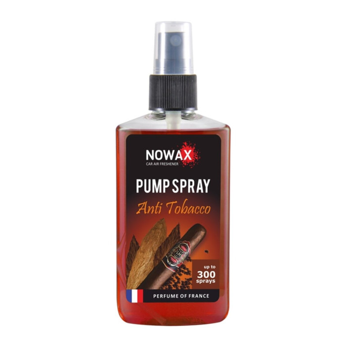 Ароматизатор Nowax Pump Spray Anti Tobacco, 75ml з розпилювачем