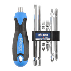 Викрутка Molder зі змінними насадками 6в1 MT32306