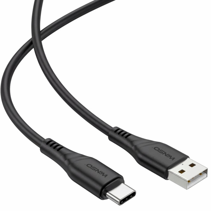 Кабель Winso Pro USB to Type-C PVC 2м чорний