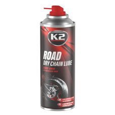 Змазка для ланцюгів K2 Road Dry Chain Lube суха 400мл