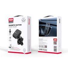 Тримач телефону автомобільний XO C123 Air Outlet Square Magnetic Bracket чорний